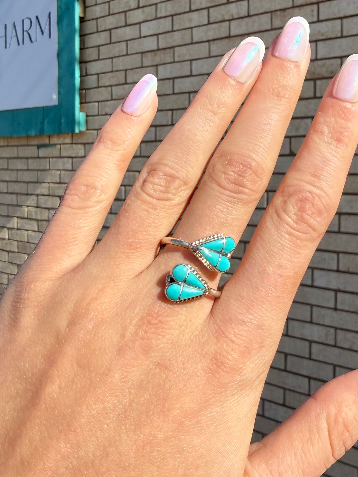 Double Heart Rings