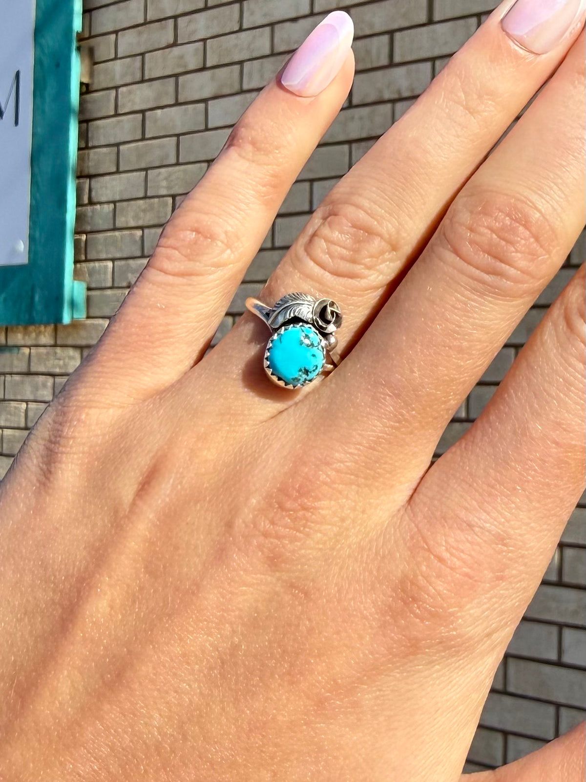 Turquoise Rose Ring