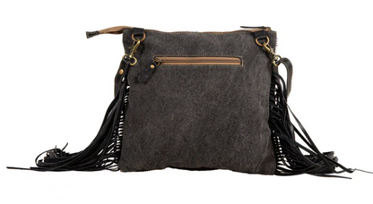 Tumbleweed Trail Fringed Hand-Tooled Bag