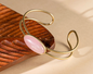 Wrangler Gold Cuff Bangle