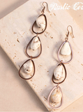 Large Stone Dangling Earring
