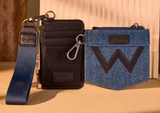 Wrangler Embroidered Dual Pouch Wristlet