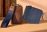 Wrangler Embroidered Dual Pouch Wristlet