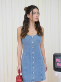 Denim Sleeveless Mini Dress