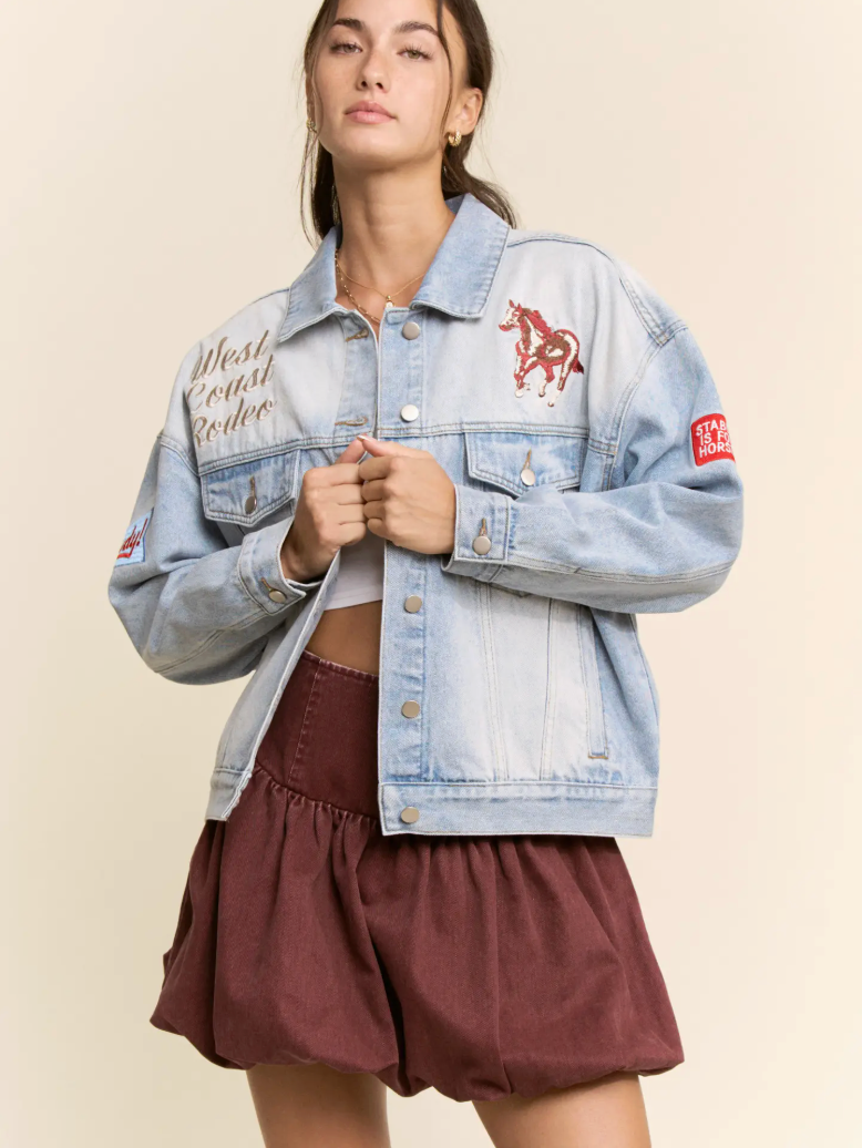 Western Denim Trucker Jacket
