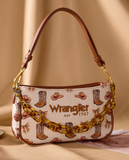 Wrangler Western Print Cowgirl Shoulder Bag