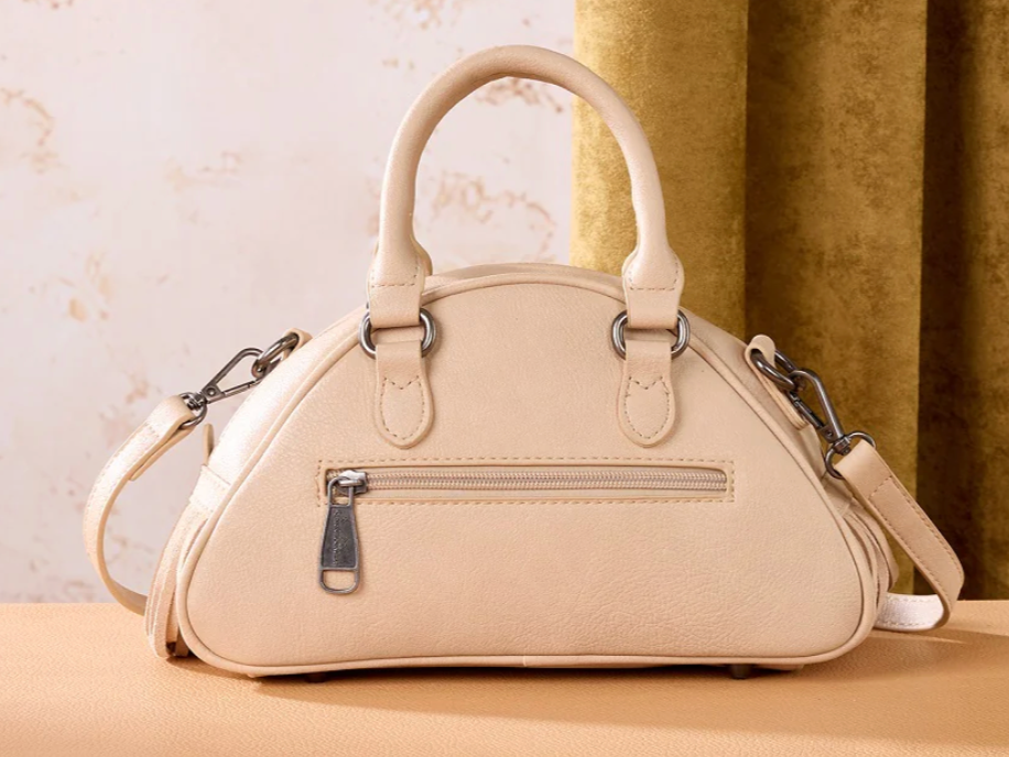 MW Tooled Satchel Fringe Bag