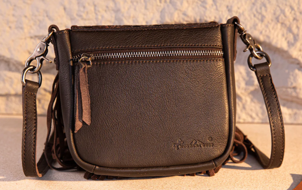 MW Leather Fringe Crossbody