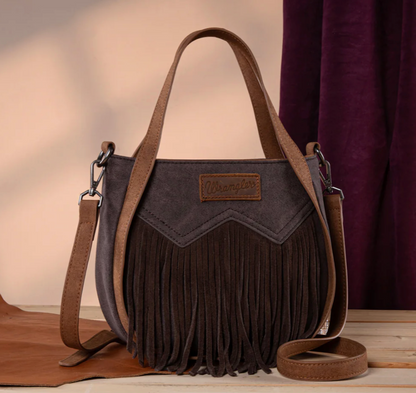 Wrangler "W" Stitch Fringe Bag