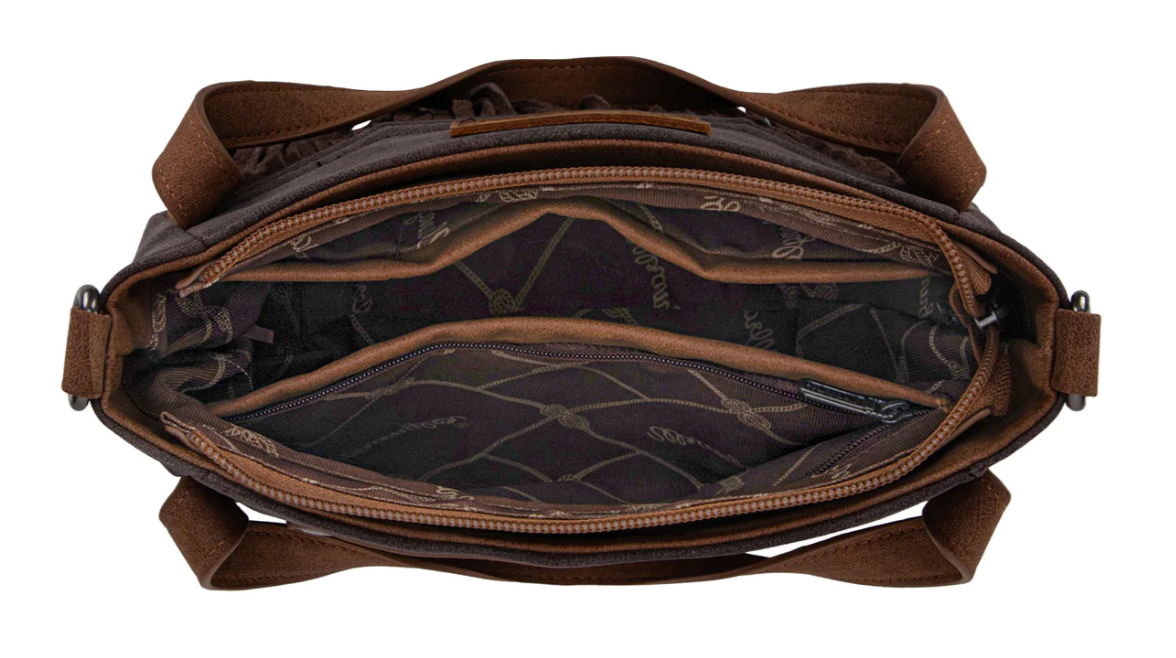 Wrangler "W" Stitch Fringe Bag