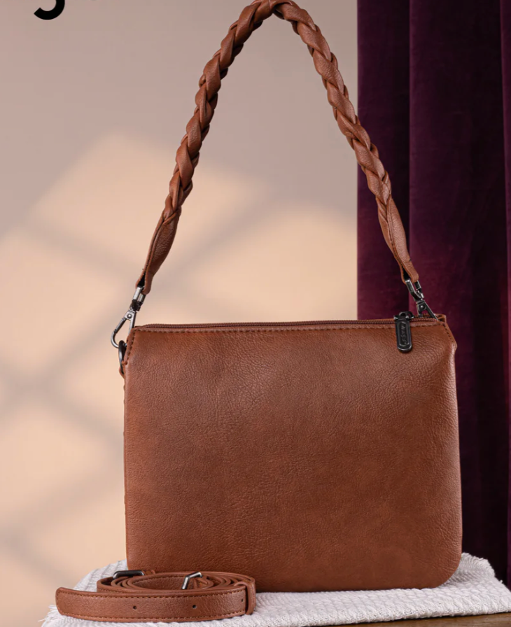Wrangler Whipstitch Braided Strap Bag
