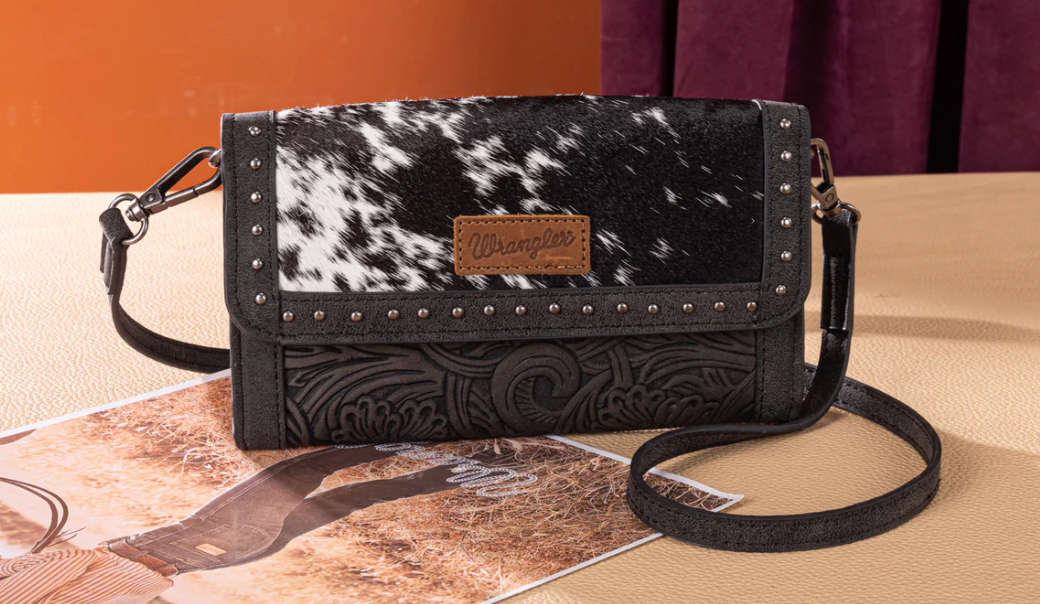Wrangler Cowhide Wallet/Wristlet
