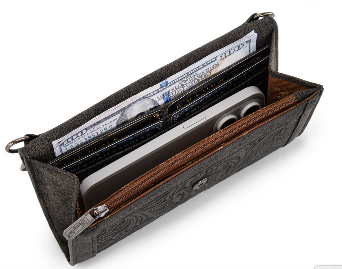 Wrangler Cowhide Wallet/Wristlet