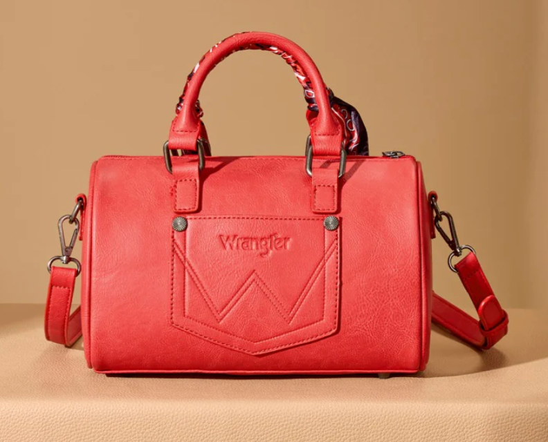 Wrangler Braided Paisley Boston Bag