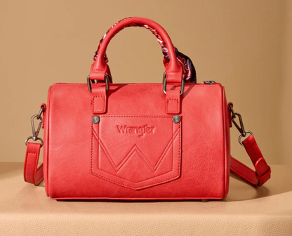 Wrangler Braided Paisley Boston Bag
