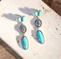 RC Oval Concho Earrings