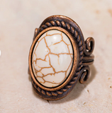 RC Vintage Etched Ring