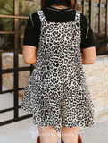 Light Leopard Overall Romper