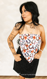 Horseshoe Strapless Top