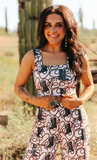 Boots Rope Square Neckline Top