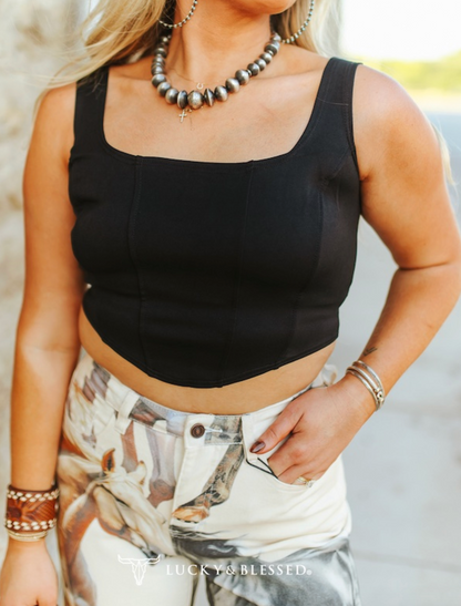 Black Corset Top