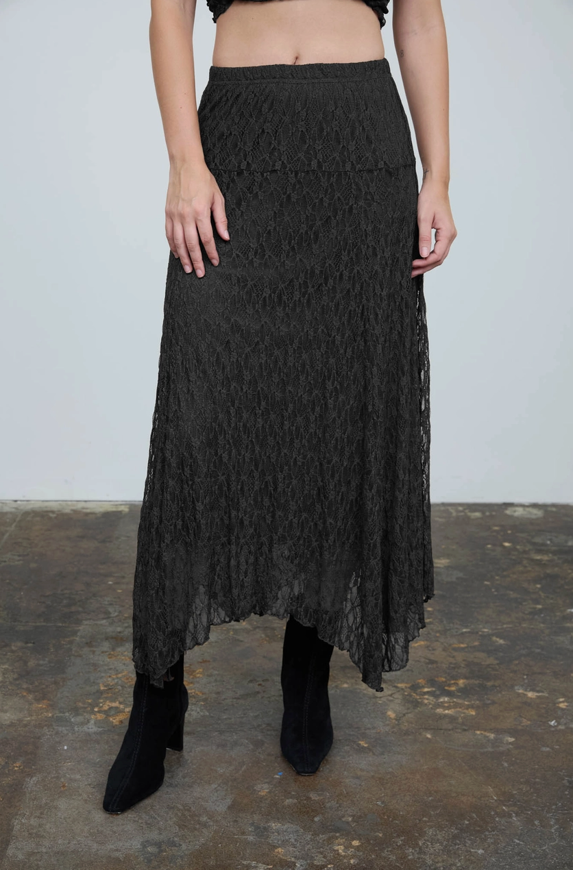 Black Lace Skirt