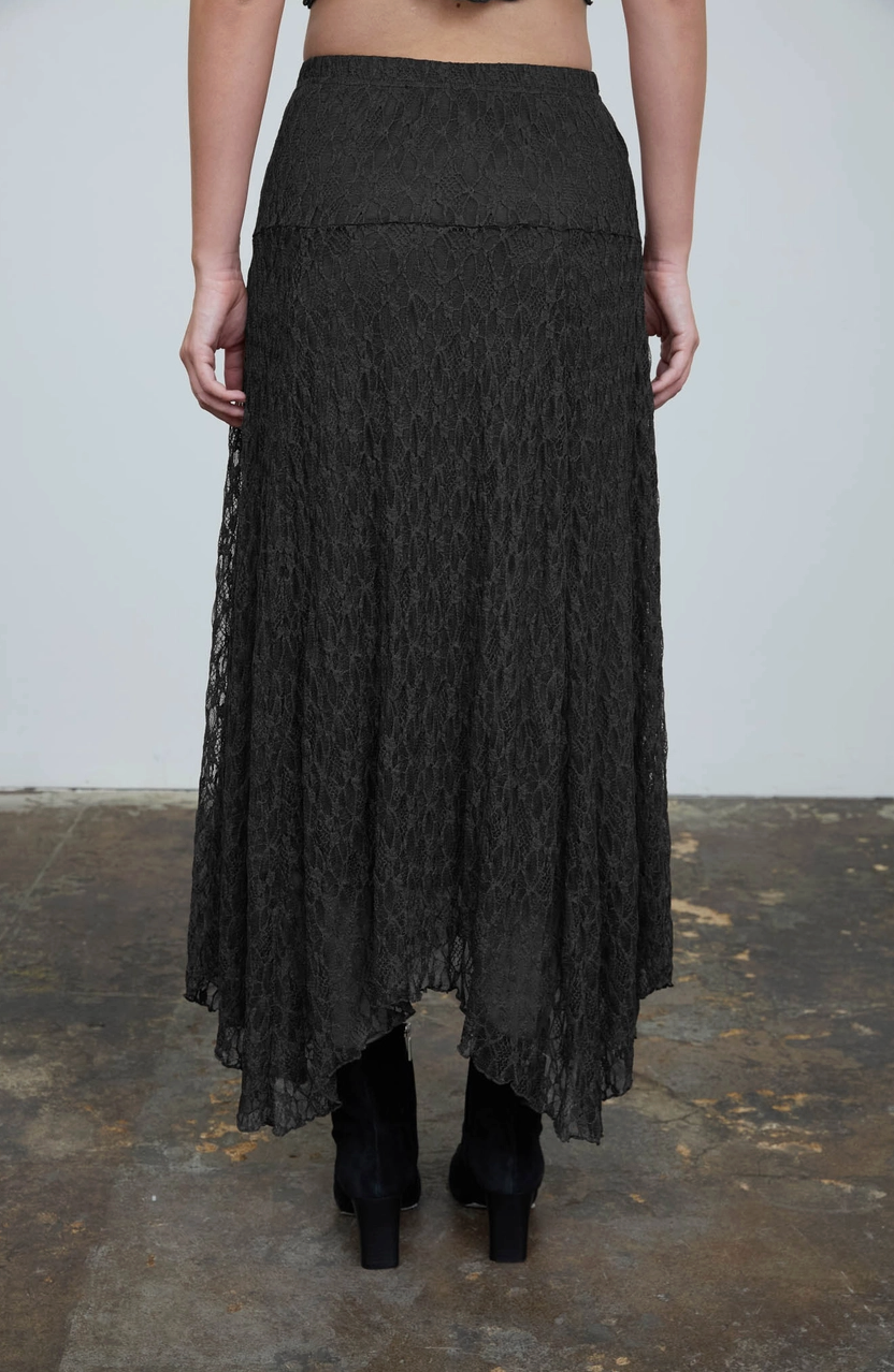 Black Lace Skirt