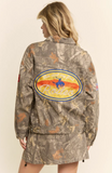 Camo Jacket with Rodeo Patches