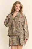 Camo Jacket with Rodeo Patches