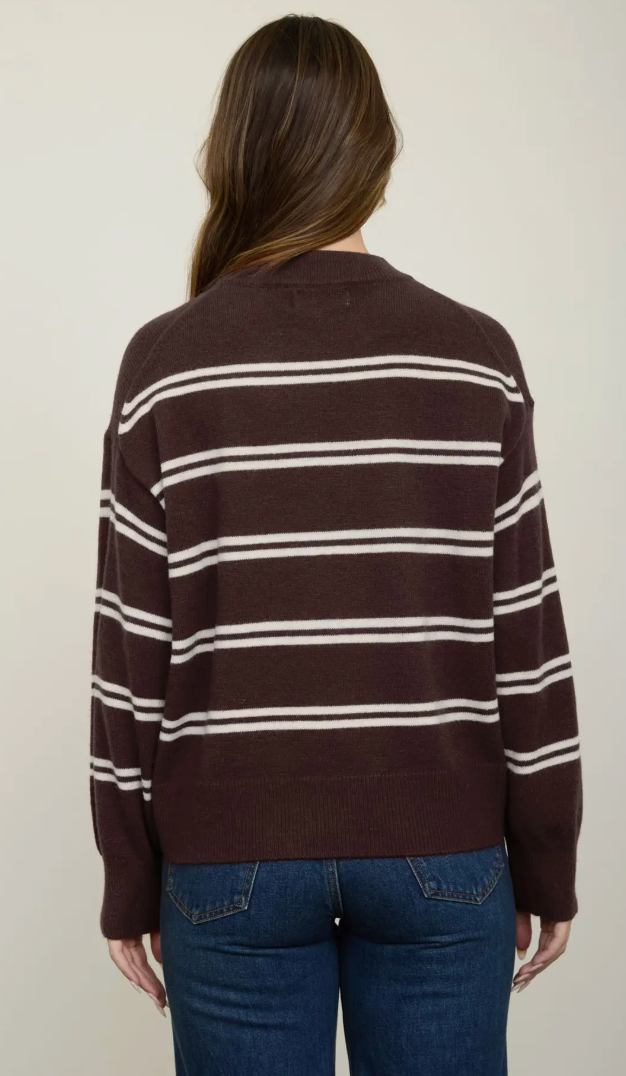Stripe Crew Neck Pullover