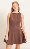Suede Mini Dress