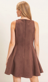 Suede Mini Dress