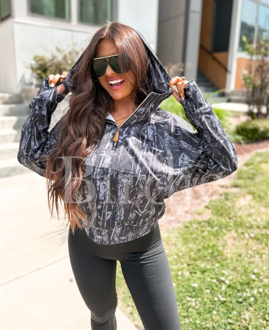 Blackout Dark Camo Quarter Zip