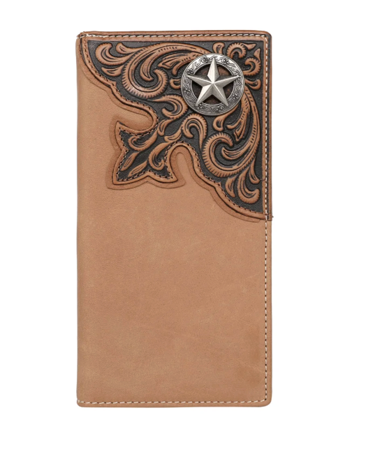 MW Lone Star Concho Men's Bifold Wallet