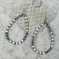 Pearl Bead Teardrop Earrings