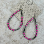 Pearl Bead Teardrop Earrings