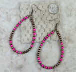 Pearl Bead Teardrop Earrings