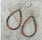 Pearl Bead Teardrop Earrings