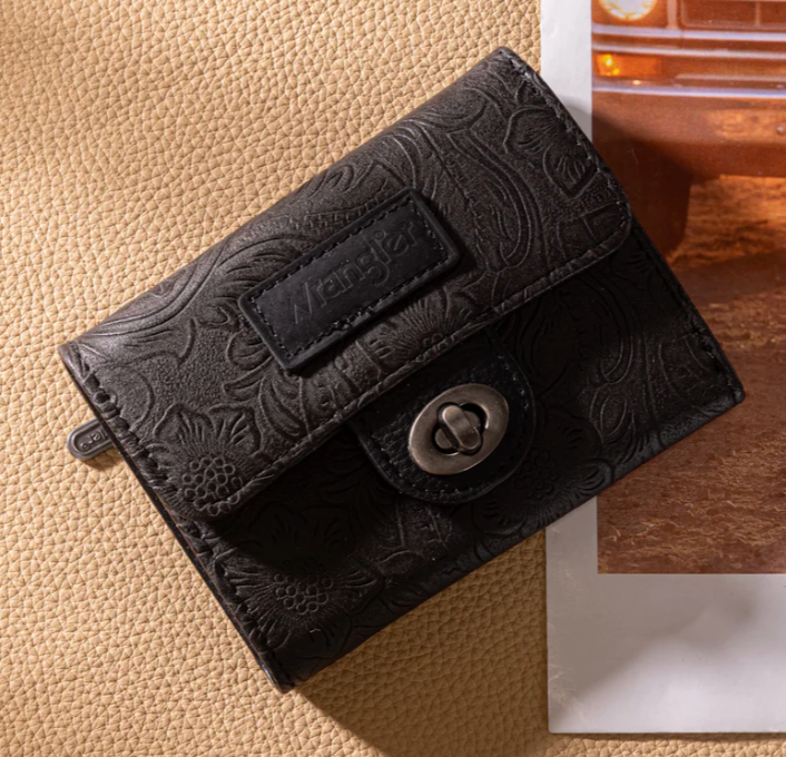 Wrangler Floral Embossed Wallet