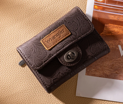 Wrangler Floral Embossed Wallet