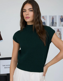 Mock Neck Knit Sweater