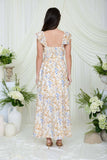 Floral Sleeveless Midi Dress