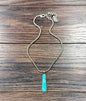 16" Western Turquoise Necklace