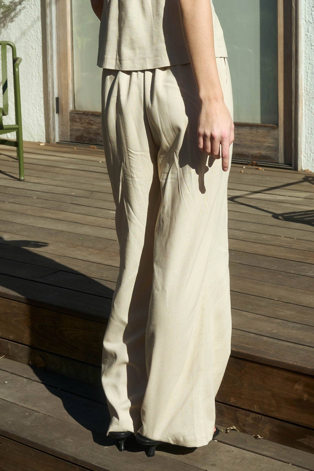 High Waist Linen Pants