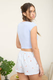 Simple Joys Short Sleeve Knit Top