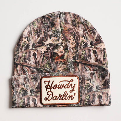 Howdy, Darlin' Camo Beanie