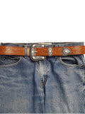 Western Floral Tooled Belt
