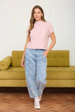 Dandelion Washed Denim Drawstring Jeans