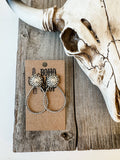 Western Twisted Textured Hoop Conch