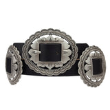 Western Oval Floral Concho